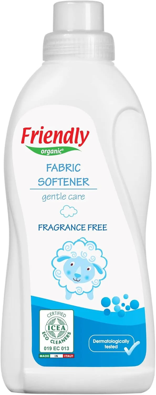 Friendly Organic Fragrance Free Baby Fabric Softener (750 ml)
