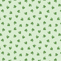Miniature frogs bounding along a beautiful blue 100% cotton fabric.