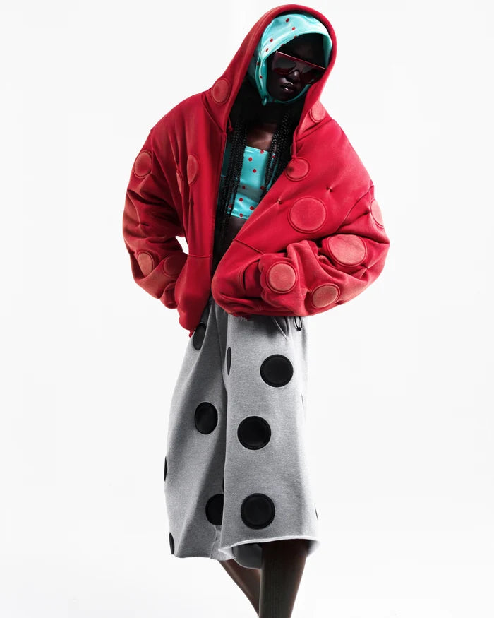 FRUIT PUNCH ‘OXYGEN’ PADDED ZIP-UP HOODIE