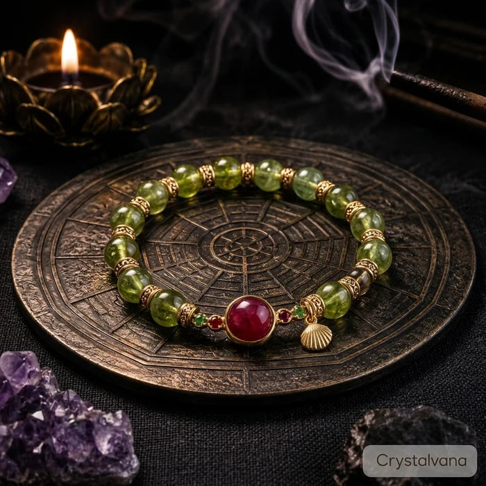 Green Aventurine Bracelet for Wealth & Fortune - Crystalvana