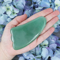 Green Aventurine Gua Sha Tool – natural Green Aventurine gua sha facial tool by Crystalvana