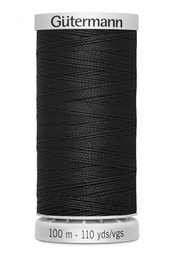 Gutermann Thread - Extra Strong - 100 Metres - Black/White