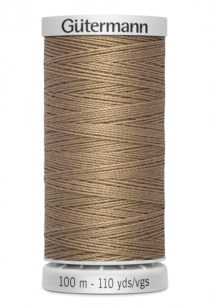 Gutermann Thread - Extra Strong - 100 Metres - Brown