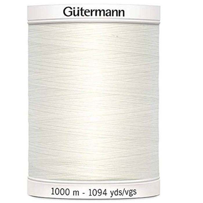 Gutermann Thread - Sew-All 1000 Metres - Black/White