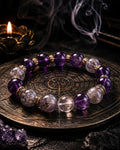 Hand in Hand Amethyst Phantom Bracelet | Spiritual Connection | Crystalvana