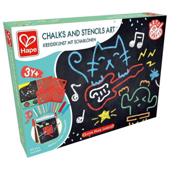 Hape Chalks and Stencils Art