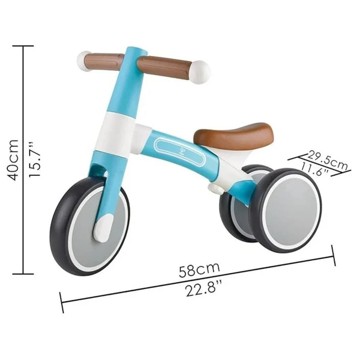 Hape Toddler Ride On Balance Bike (Light Blue)