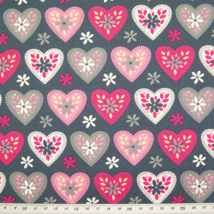 Hearts, Spots & Checks - Rose & Hubble - 100% Cotton Fat Quarter Bundle