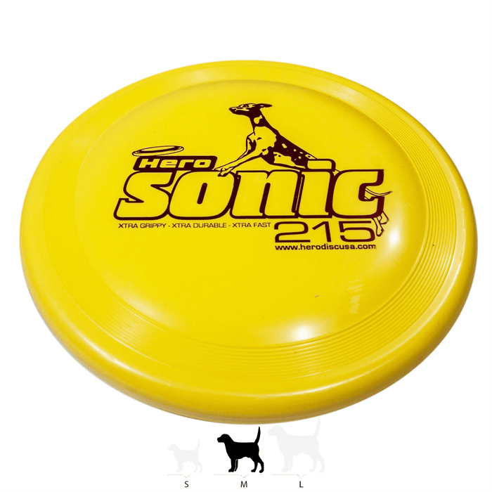 HERO SONIC FRISBEE - XTRA 215 DISTANCE PINK - INVIROX DOG TRAINING GEAR
