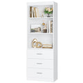 Homfa 71 Tall Bookcases with 3 Large