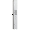 Homfa Tall Bathroom Storage Cabinet with Storage Drawers, White