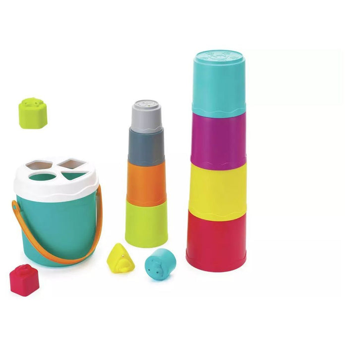 Infantino 3 In 1 Stack, Sort & Spin Activity Set