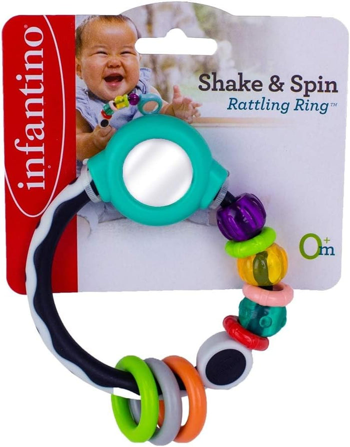 Infantino Shake & Spin Rattling Ring