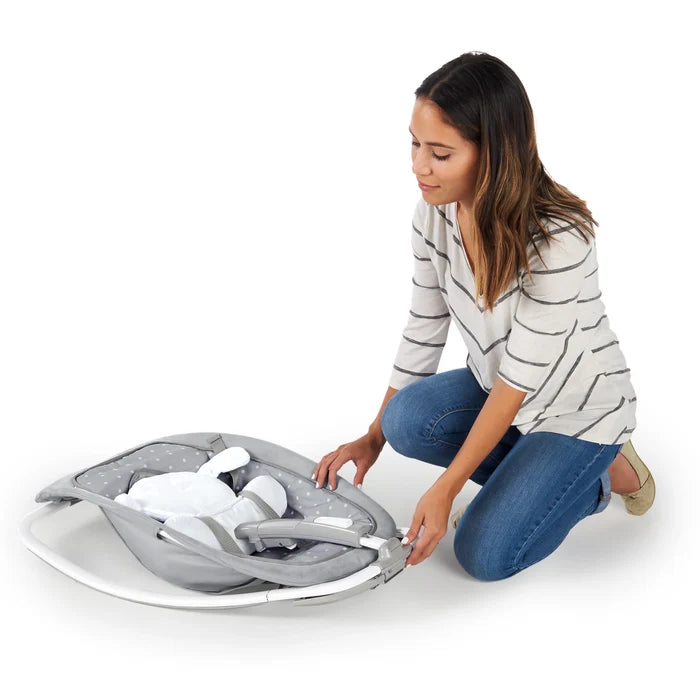 Ingenuity 2 In 1 Cuddle Lamb Rocker and Bouncer