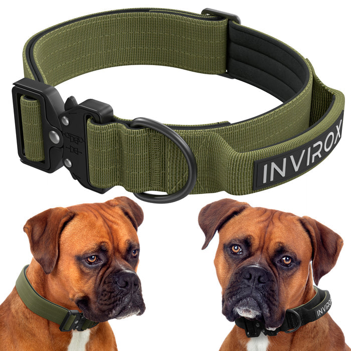 INVIROX Heavy-Duty Tactical Collar For Dogs - K9 Extreme Series - INVIROX DOG TRAINING GEAR