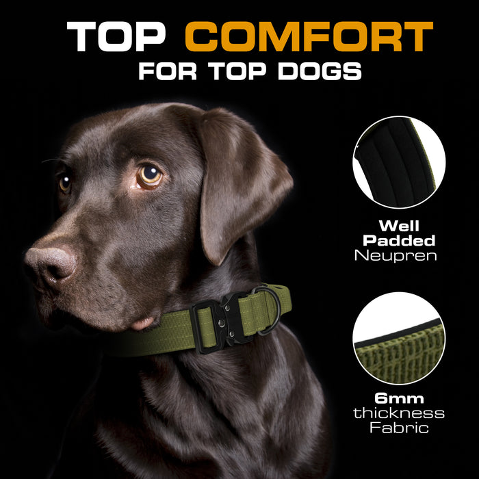 INVIROX Heavy-Duty Tactical Collar For Dogs - K9 Extreme Series - INVIROX DOG TRAINING GEAR
