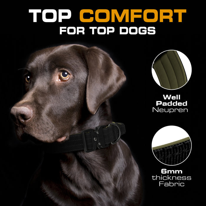 INVIROX Heavy-Duty Tactical Collar For Dogs - K9 Extreme Series - INVIROX DOG TRAINING GEAR