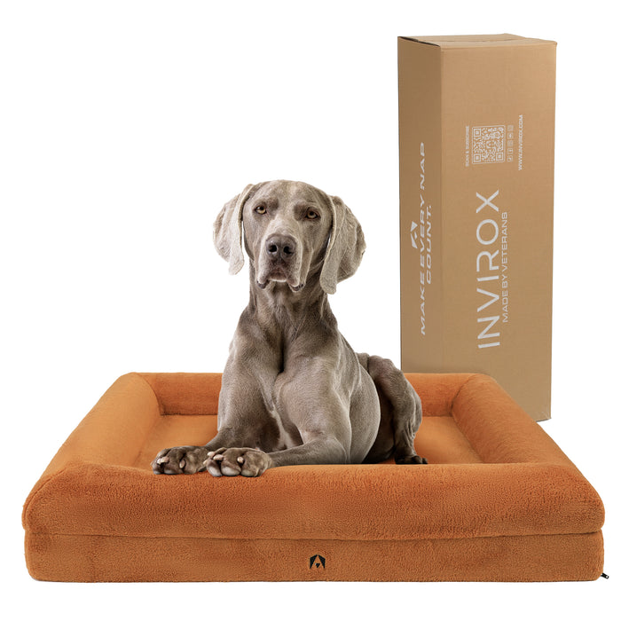 INVIROX LUXURY XL DOG BED - CertiPur-US Verified - INVIROX DOG TRAINING GEAR
