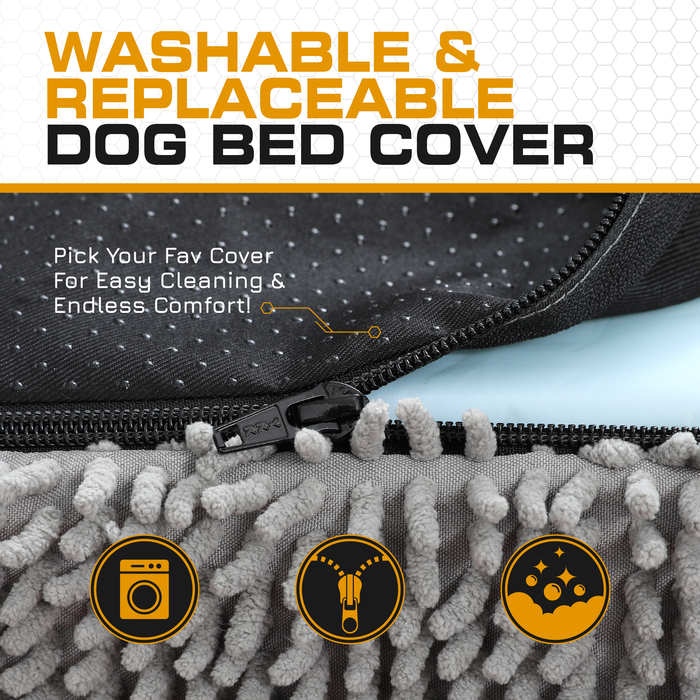 INVIROX LUXURY XL DOG BED - CertiPur-US Verified - INVIROX DOG TRAINING GEAR