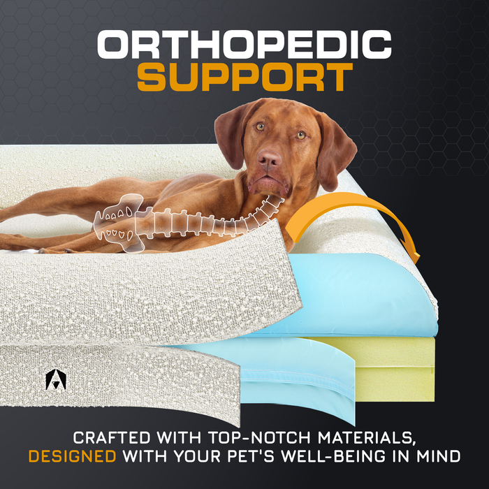 INVIROX LUXURY XL DOG BED - CertiPur-US Verified - INVIROX DOG TRAINING GEAR