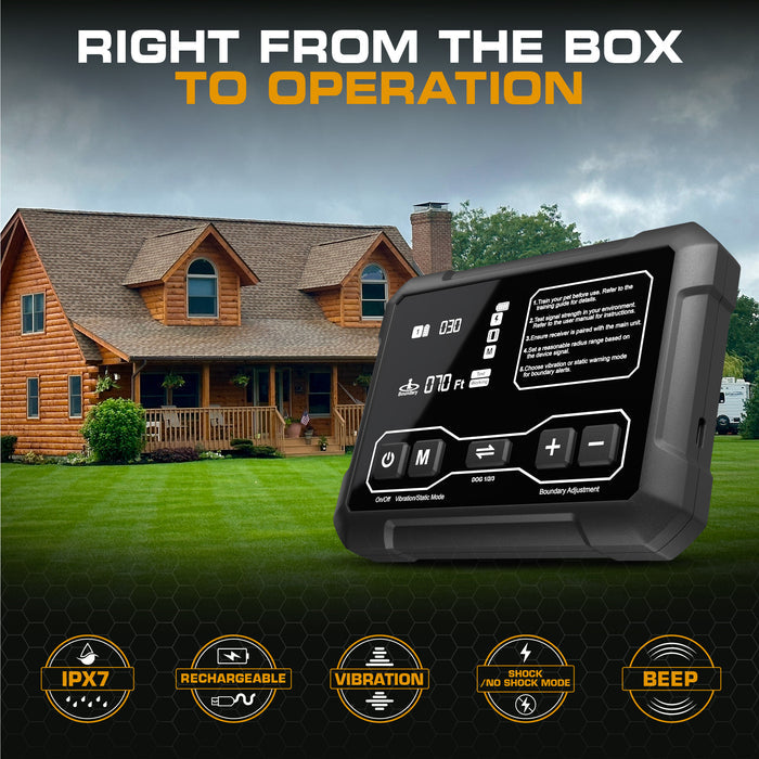 INVIROX RADAR WIRELESS FENCE FOR DOGS - INVIROX DOG TRAINING GEAR