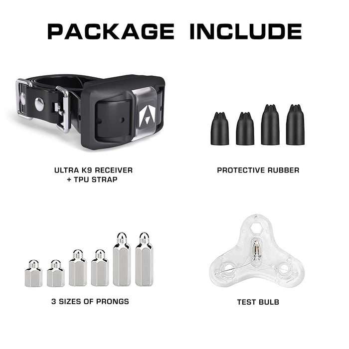 INVIROX ULTRA K9 E COLLAR FOR DOGS - IP67 WATERPROOF - INVIROX DOG TRAINING GEAR