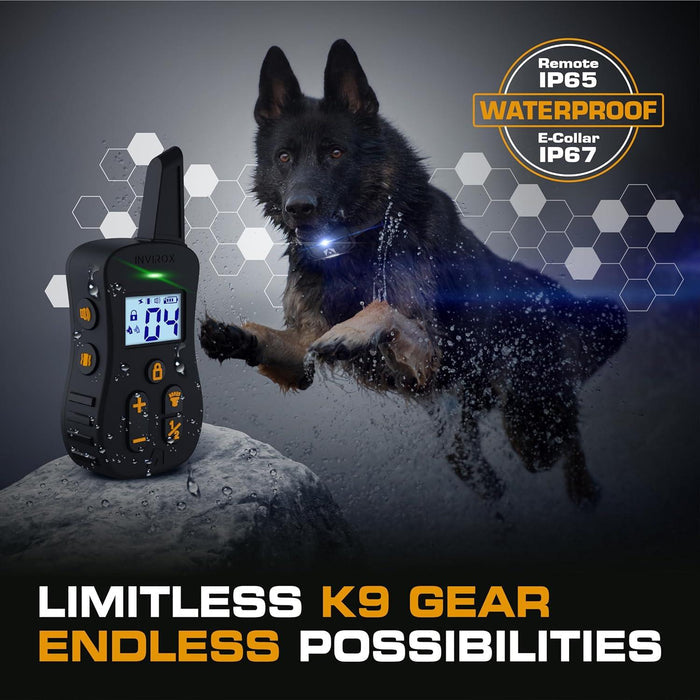 INVIROX ULTRA K9 X2 DOG TRAINING COLLARS SYSTEM - INVIROX DOG TRAINING GEAR