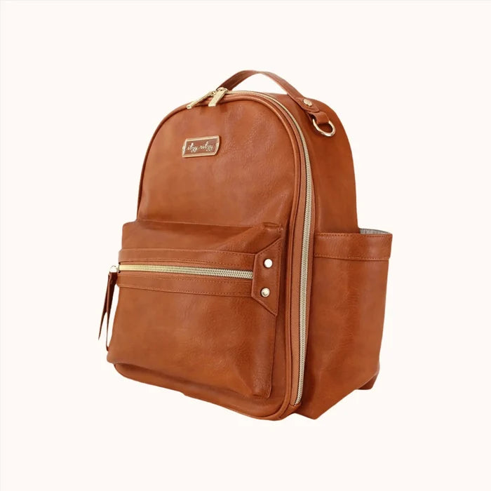 Cognac Itzy Mini Diaper Bag Backpack - Minnie Little Things
