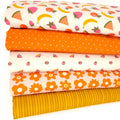Fat quarter bundle with 5 fruit and floral themed cotton fabric prints