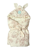 Kinder Valley Cieckadee Hooded Muslin Blanket (Cream)