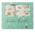 Kinder Valley Enchanted Meadow Quilted Receiving Swaddle With Hood + Blanket Set
