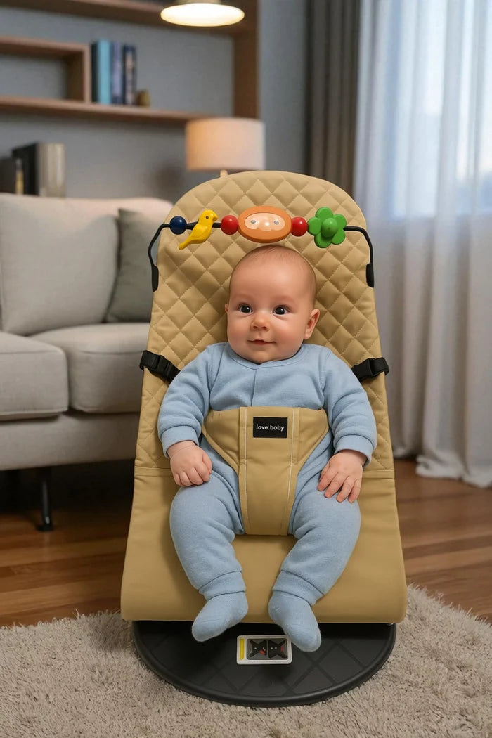 Kinder Valley Light Weight Snuggle Bouncer With Toys