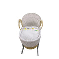 Kinder Valley Safari Moses Basket With Grey Rocking Stand