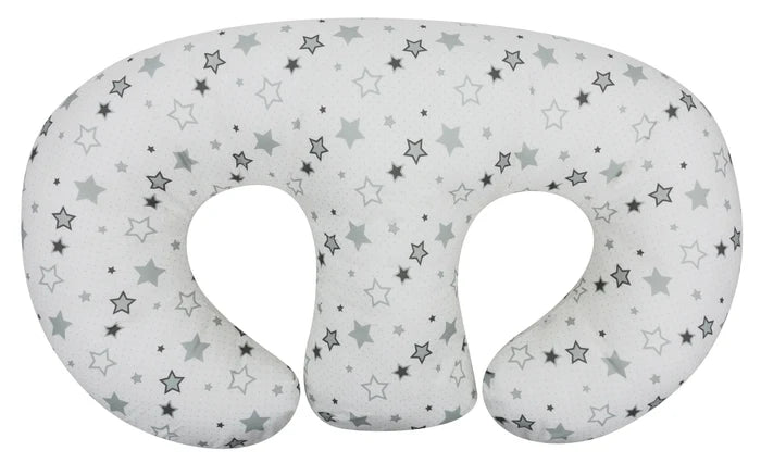Kinder Valley Silver Star Twin Pillow (White)