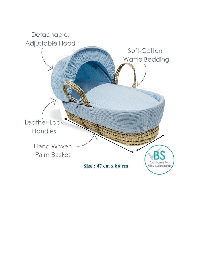 Kinder Valley Waffle Moses Basket
