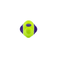 Stock image of the KONG Air Squeaker Knobby Ball, a tennis material against a transparent background.