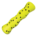 KONG Reflex Stick dog toy with black spots on a white background.