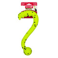 KONG Reflex Tug N Fetch dog toy with black spots on a white background, featuring the Kong Reflex brand.