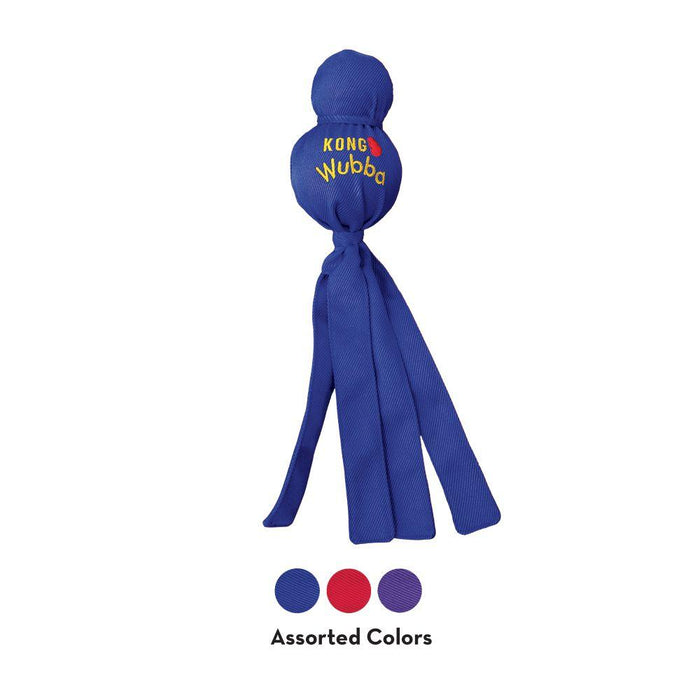 Stock image of the KONG Wubba, showing the colours available.