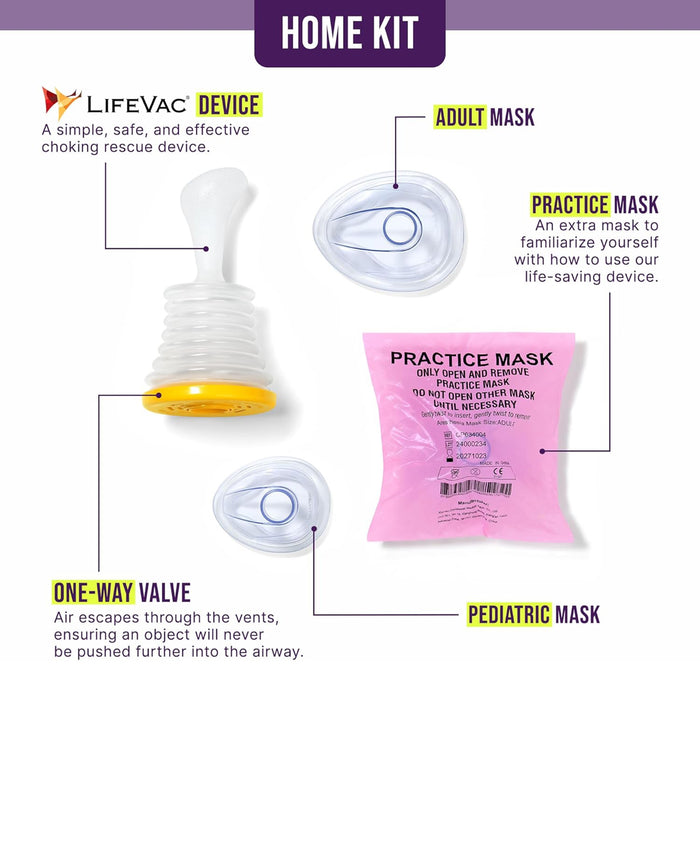 LifeVac Home Kit Portable Suction Rescue Device