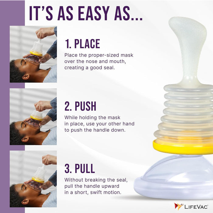 LifeVac Home Kit Portable Suction Rescue Device