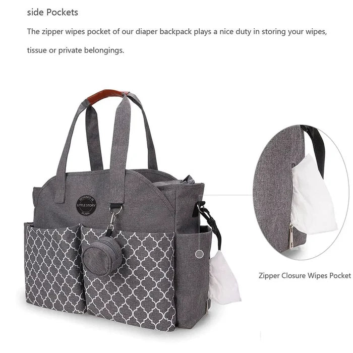 Little Story Signature Diaper Bag
