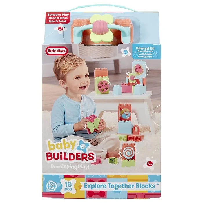 Little Tikes Baby Builders Explore Together Blocks First Blocks