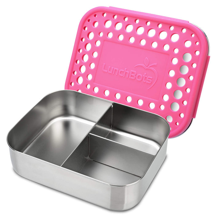 LunchBots Trio Bento Box 3 Compartments (Medium, 600ml)