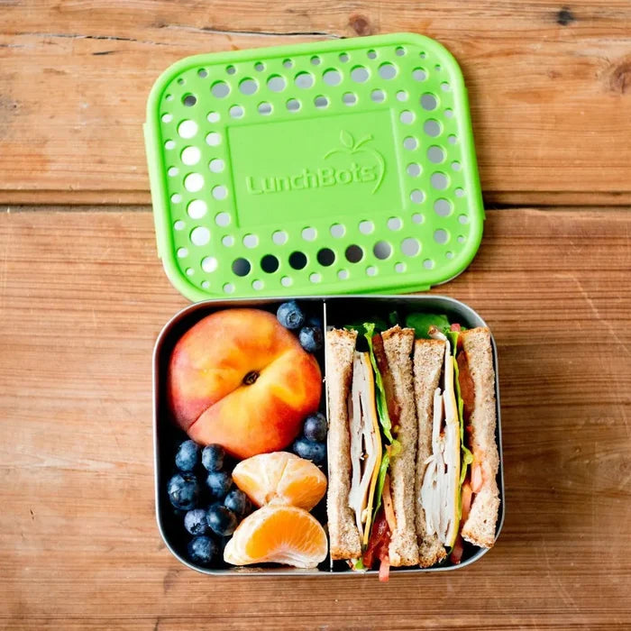 LunchBots Trio Bento Box 3 Compartments (Medium, 600ml)