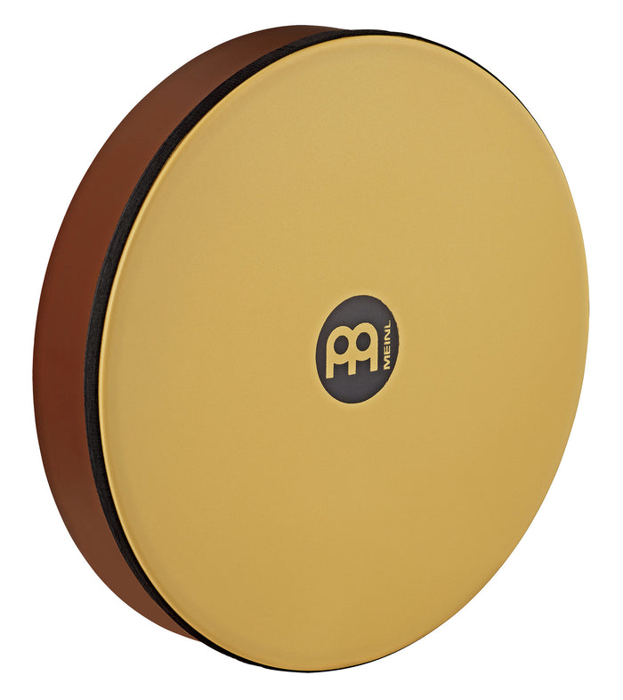 Hand Drum 14", corps en hévéa, peau synthétique True Feel, sans cymbalettes, design ergonomique, African Brown