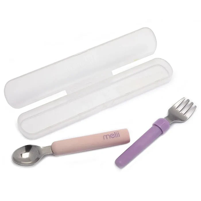 Melii Detachable Spoon & Fork With Carrying Case