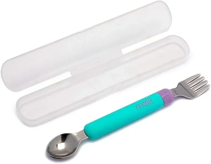 Melii Detachable Spoon & Fork With Carrying Case