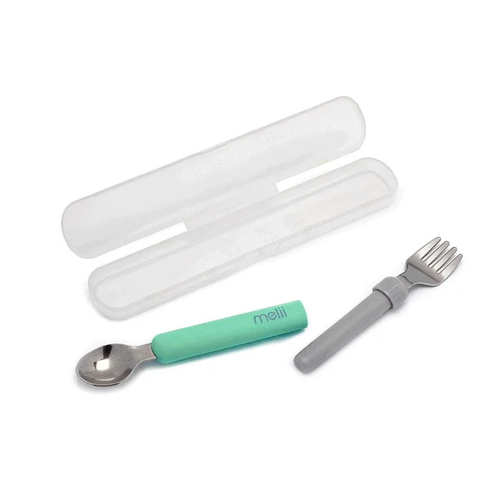 Melii Detachable Spoon & Fork With Carrying Case