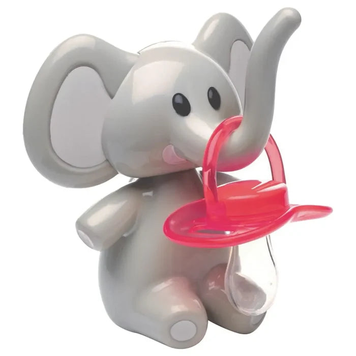 Melii Elephant Pacifier Holder (Grey Ears)